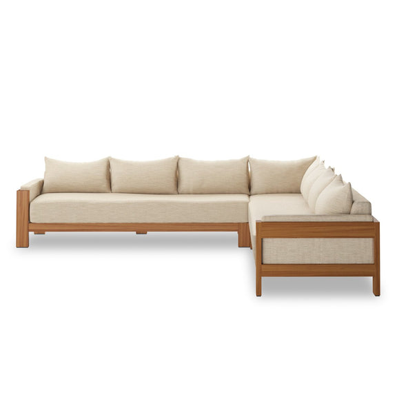 Chapman Outdoor 3-PIece Sectional - Casa Cream