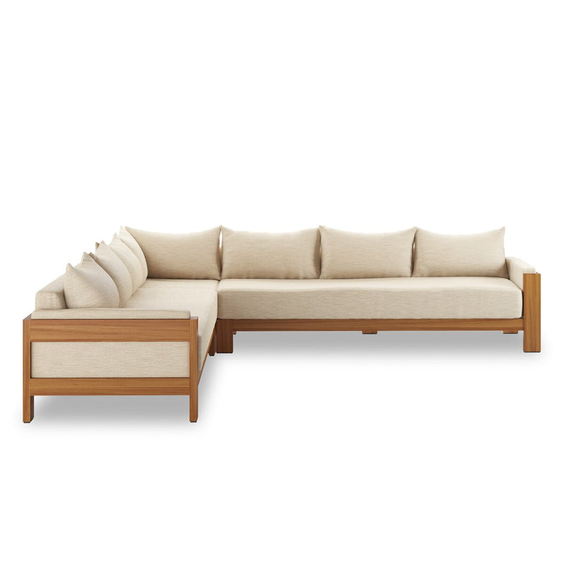 Chapman Outdoor 3-PIece Sectional - Casa Cream