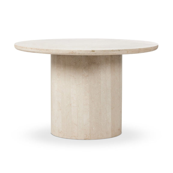 Oakland Outdoor Dining Table - Outdoor Cream Marble