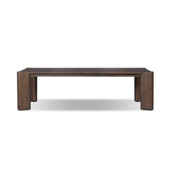 Soho Outdoor Dining Table - Stained Saddle Brown