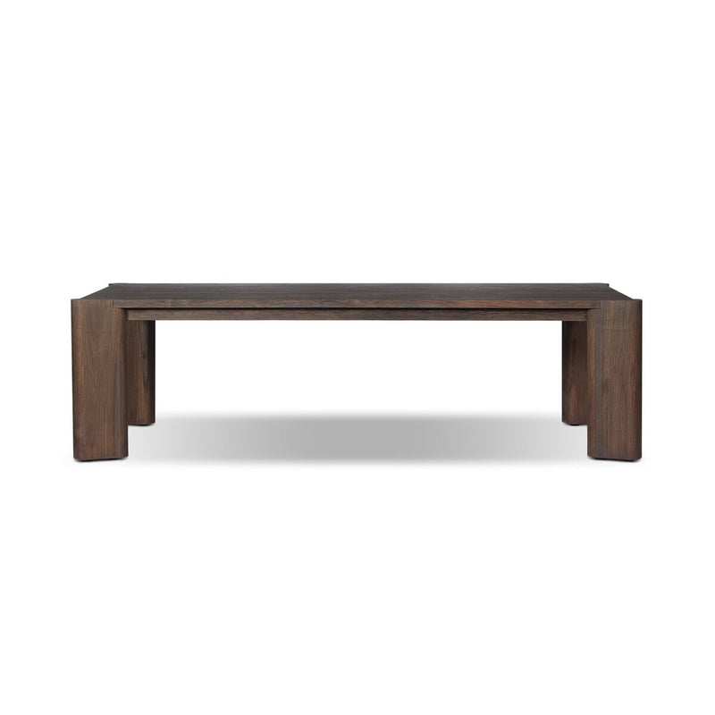 Soho Outdoor Dining Table - Stained Saddle Brown