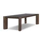 Soho Outdoor Dining Table - Stained Saddle Brown