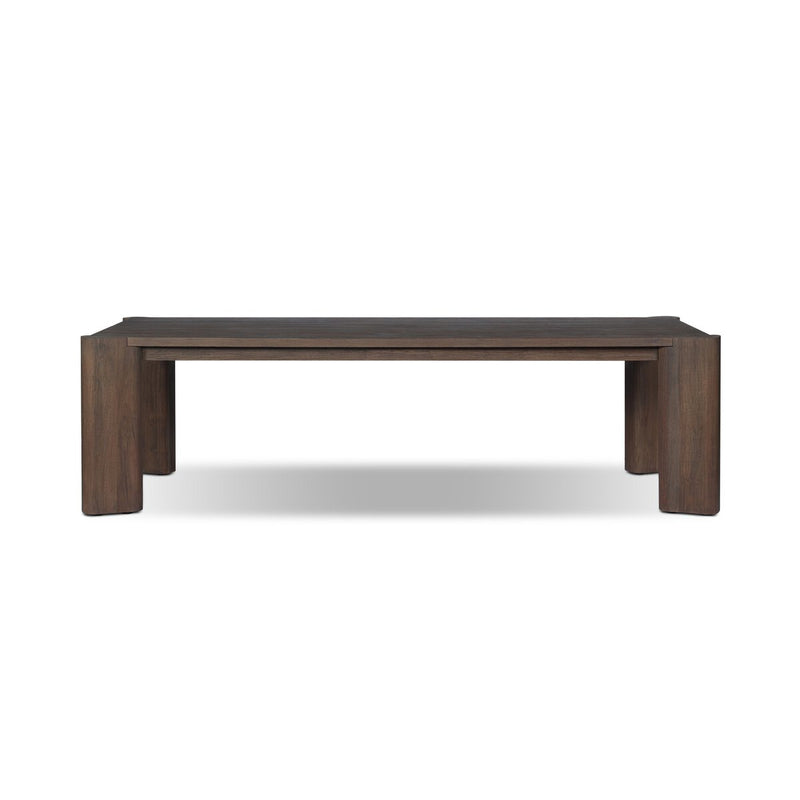 Soho Outdoor Dining Table - Stained Saddle Brown