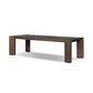 Soho Outdoor Dining Table - Stained Saddle Brown