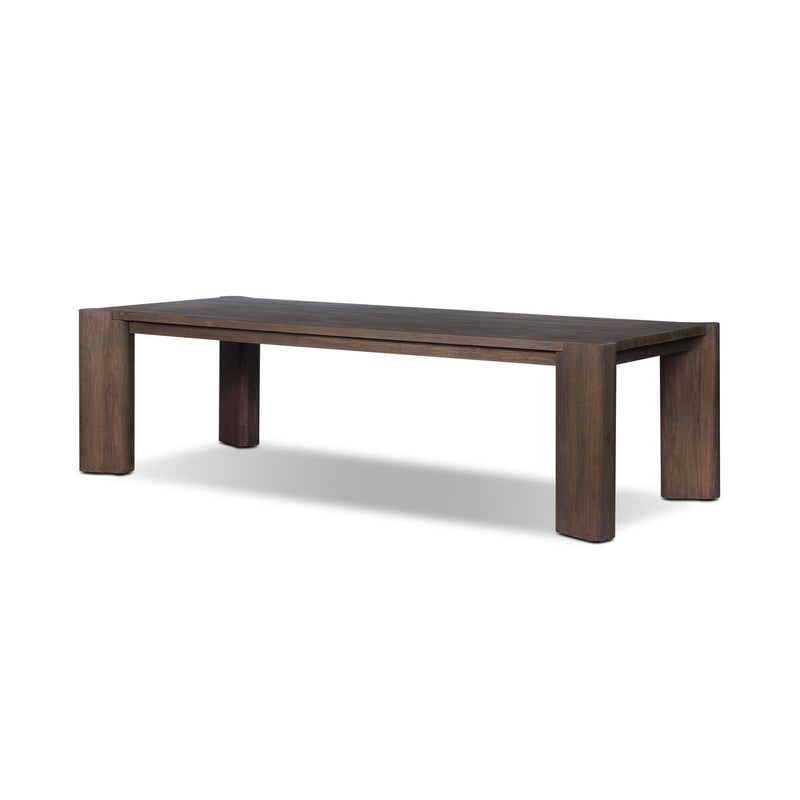 Soho Outdoor Dining Table - Stained Saddle Brown