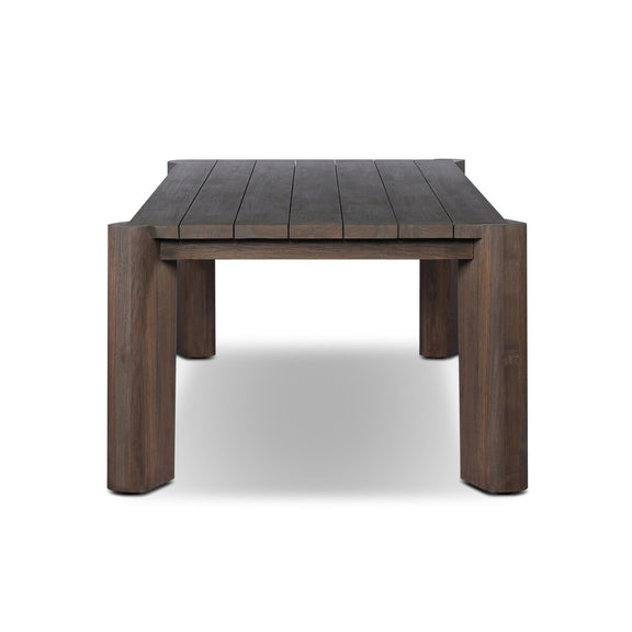 Soho Outdoor Dining Table - Stained Saddle Brown