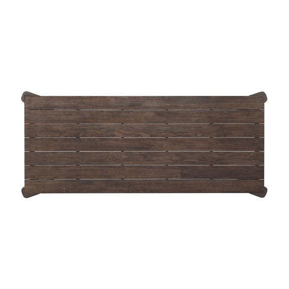 Soho Outdoor Dining Table - Stained Saddle Brown
