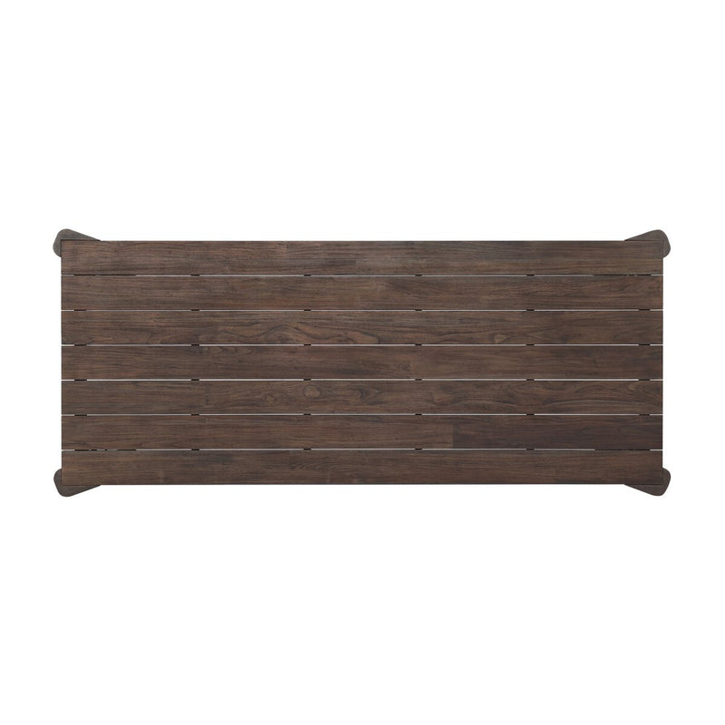 Soho Outdoor Dining Table - Stained Saddle Brown