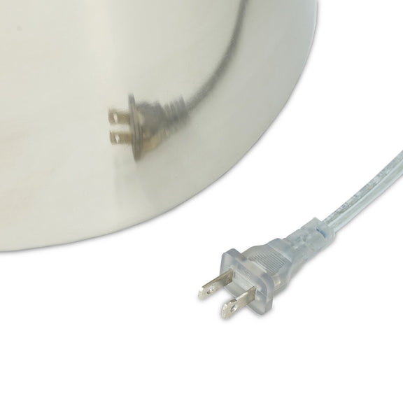 Romani Floor Lamp - Nickel