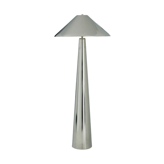 Romani Floor Lamp - Nickel