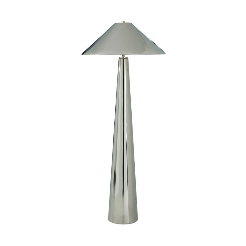 Romani Floor Lamp - Nickel