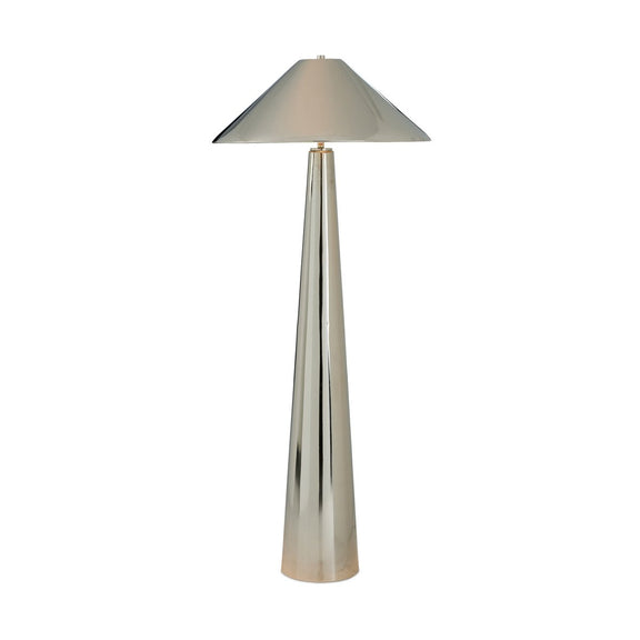 Romani Floor Lamp - Nickel