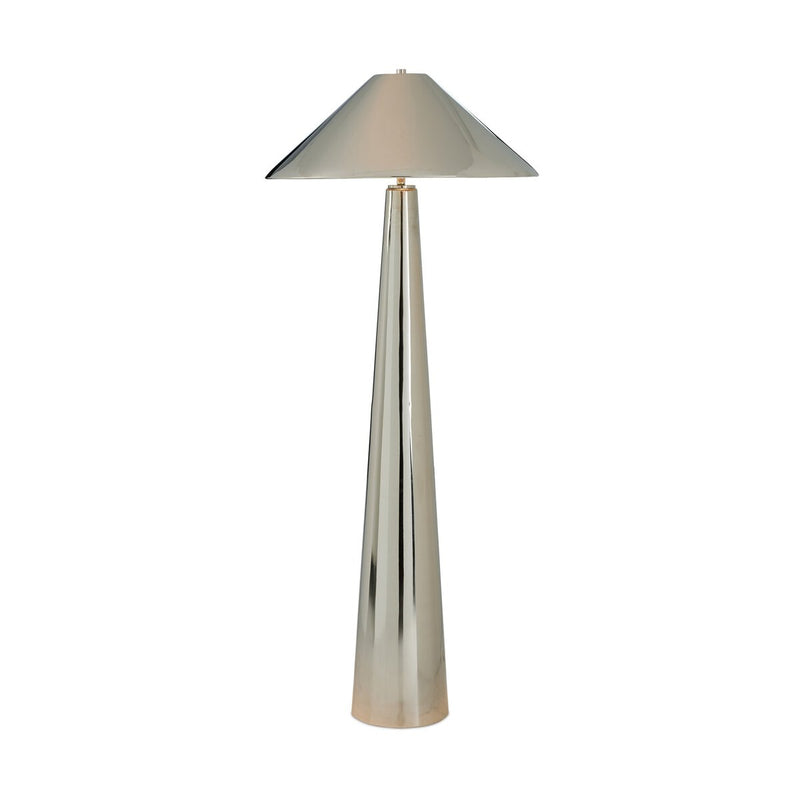 Romani Floor Lamp - Nickel