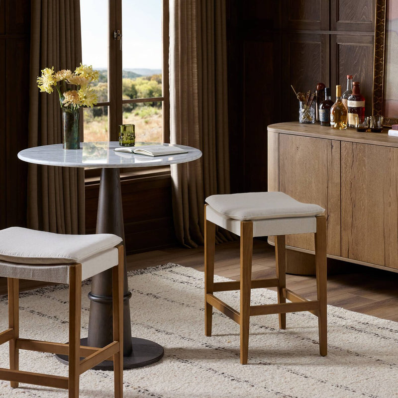 Aya Bar + Counter Stool - Savile Flax