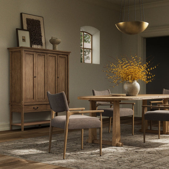 Jayla Dining Armchair - Saxon Mink