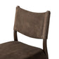 Jayla Armless Dining Chair - Nubuck Cigar