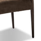 Jayla Armless Dining Chair - Nubuck Cigar
