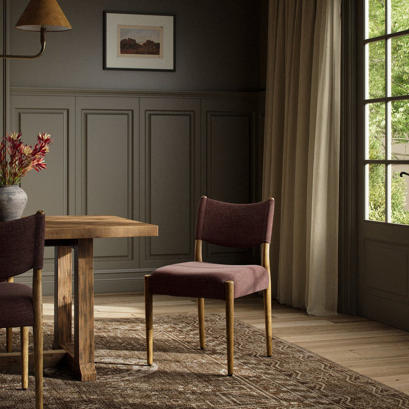 Jayla Armless Dining Chair - Laughlin Plum