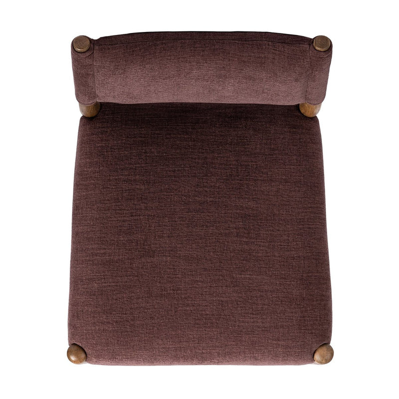 Jayla Armless Dining Chair - Laughlin Plum