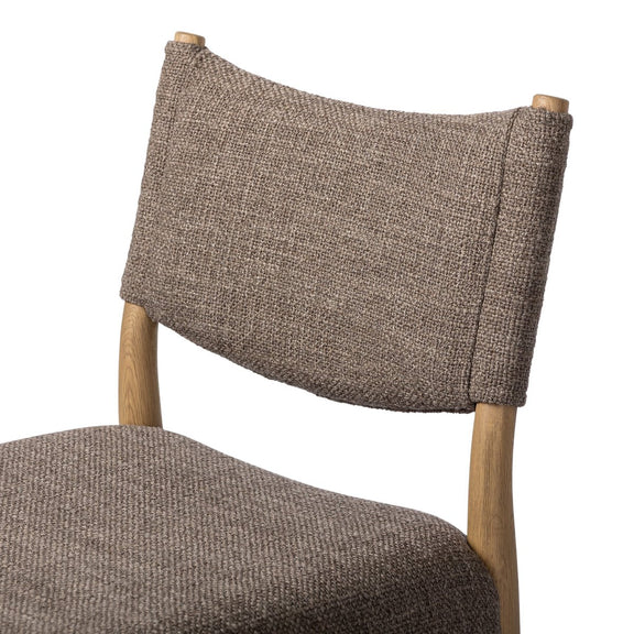 Jayla Armless Dining Chair - Saxon Mink