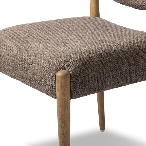 Jayla Armless Dining Chair - Saxon Mink