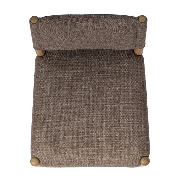 Jayla Armless Dining Chair - Saxon Mink