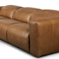 Radley Power Recliner 3-Piece Sectional W/ Chaise - Sonoma Butterscotch