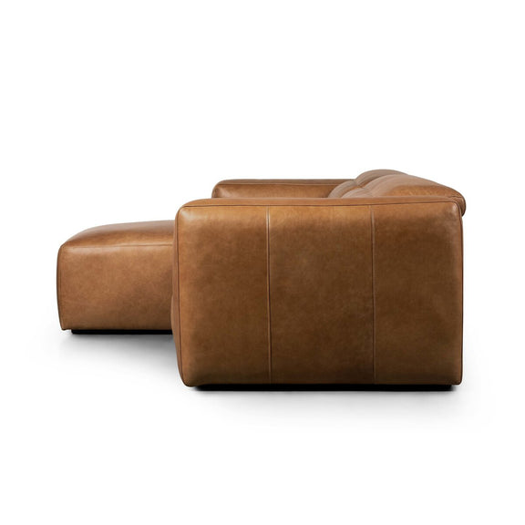 Radley Power Recliner 3-Piece Sectional W/ Chaise - Sonoma Butterscotch