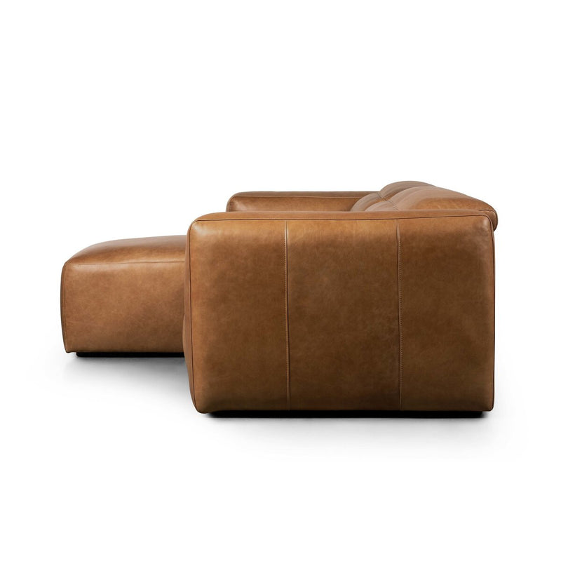 Radley Power Recliner 3-Piece Sectional W/ Chaise - Sonoma Butterscotch