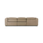 Radley Power Recliner 3-Piece Sectional W/ Chaise - Crypton® Nomad Taupe