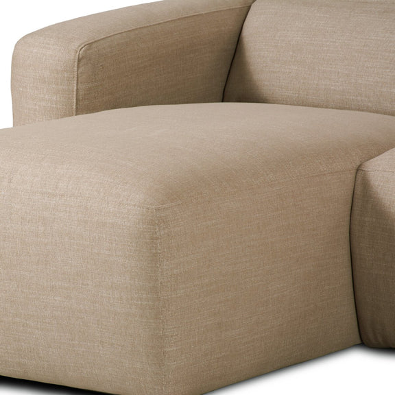 Radley Power Recliner 3-Piece Sectional W/ Chaise - Crypton® Nomad Taupe