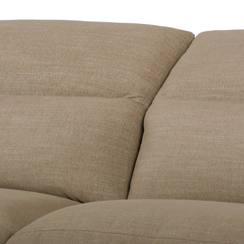 Radley Power Recliner 3-Piece Sectional W/ Chaise - Crypton® Nomad Taupe