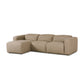 Radley Power Recliner 3-Piece Sectional W/ Chaise - Crypton® Nomad Taupe