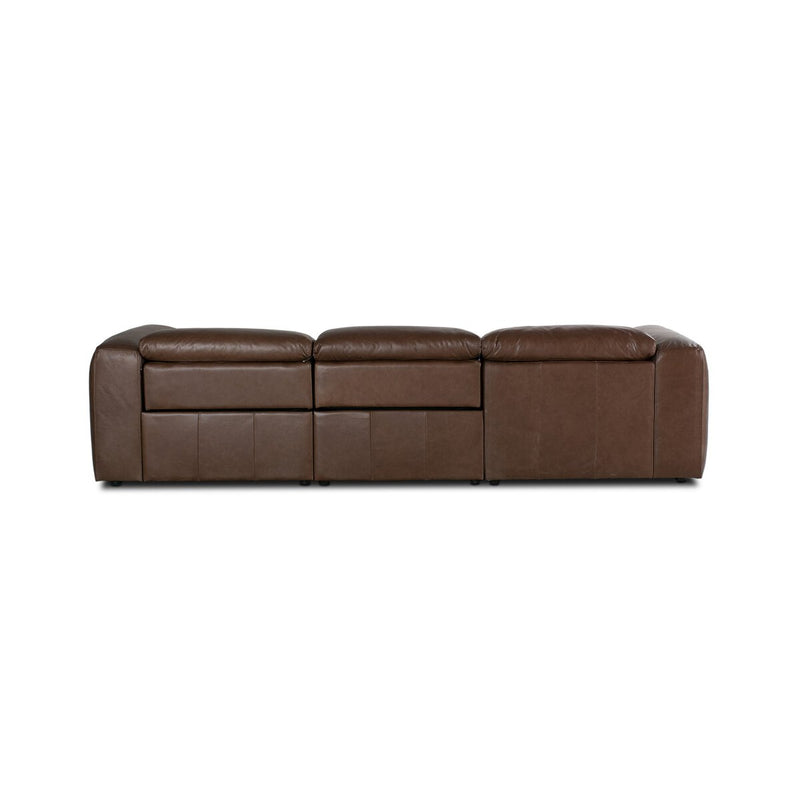 Radley Power Recliner 3-Piece Sectional W/ Chaise - Sonoma Coco