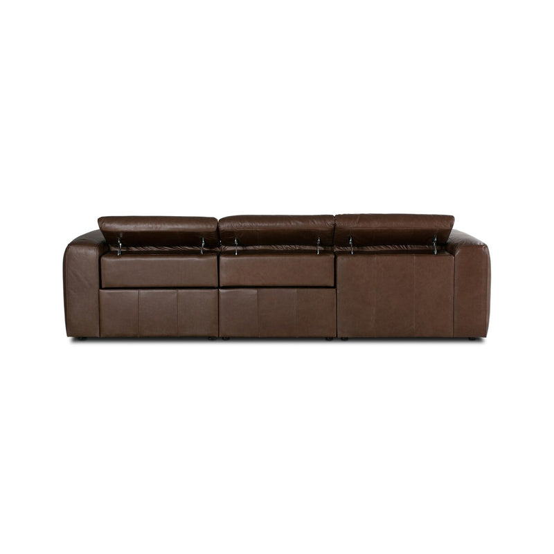 Radley Power Recliner 3-Piece Sectional W/ Chaise - Sonoma Coco