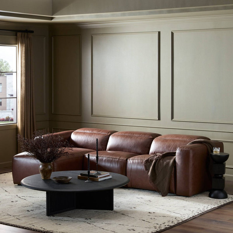 Radley Power Recliner 3-Piece Sectional W/ Chaise - Sonoma Coco