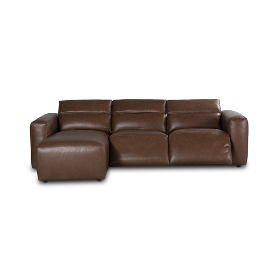 Radley Power Recliner 3-Piece Sectional W/ Chaise - Sonoma Coco