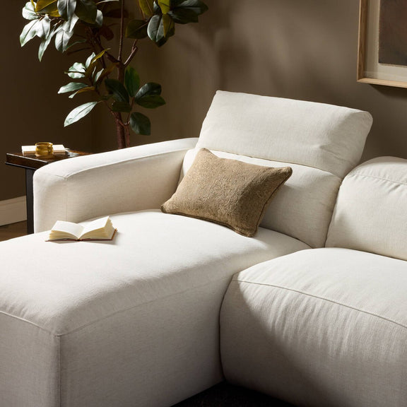 Radley Power Recliner 3-Piece Sectional W/ Chaise - Crypton Nomad Snow