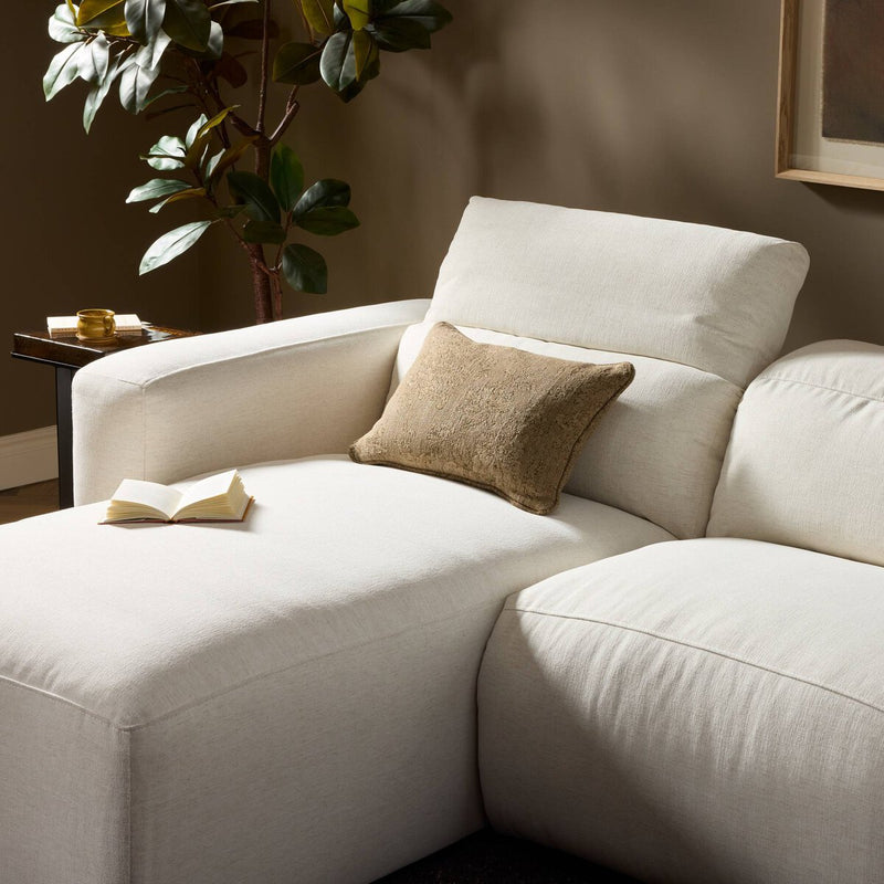 Radley Power Recliner 3-Piece Sectional W/ Chaise - Crypton Nomad Snow