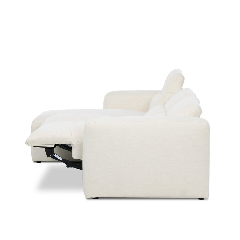 Radley Power Recliner 3-Piece Sectional W/ Chaise - Crypton Nomad Snow