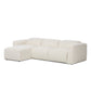 Radley Power Recliner 3-Piece Sectional W/ Chaise - Crypton Nomad Snow