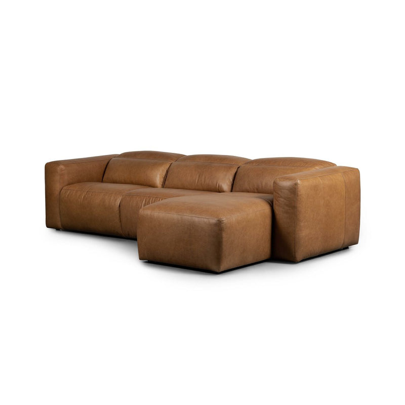 Radley Power Recliner 3-Piece Sectional W/ Chaise - Sonoma Butterscotch