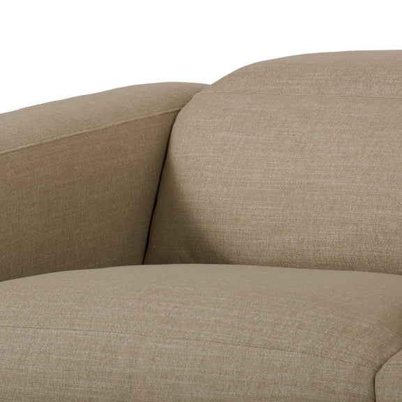 Radley Power Recliner 3-Piece Sectional W/ Chaise - Crypton® Nomad Taupe