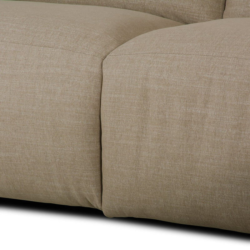 Radley Power Recliner 3-Piece Sectional W/ Chaise - Crypton® Nomad Taupe