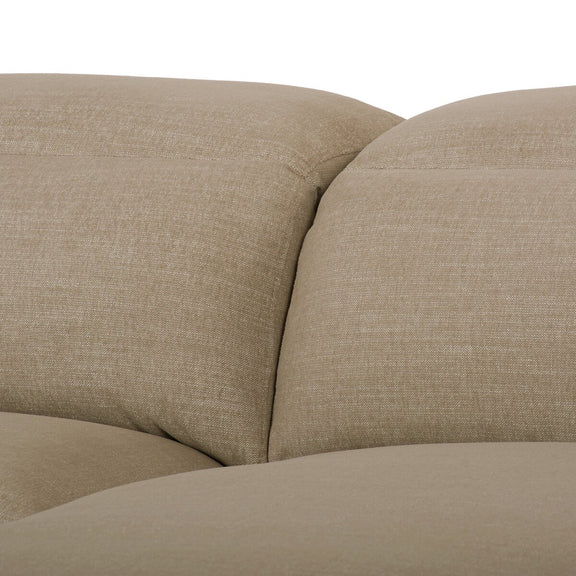 Radley Power Recliner 3-Piece Sectional W/ Chaise - Crypton® Nomad Taupe