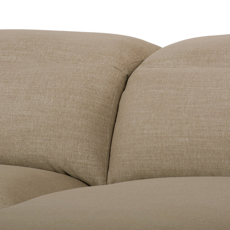 Radley Power Recliner 3-Piece Sectional W/ Chaise - Crypton® Nomad Taupe