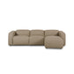 Radley Power Recliner 3-Piece Sectional W/ Chaise - Crypton® Nomad Taupe