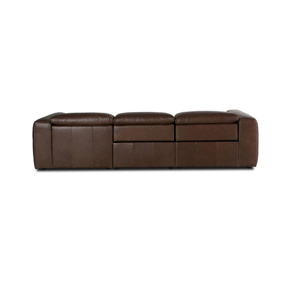 Radley Power Recliner 3-Piece Sectional W/ Chaise - Sonoma Coco