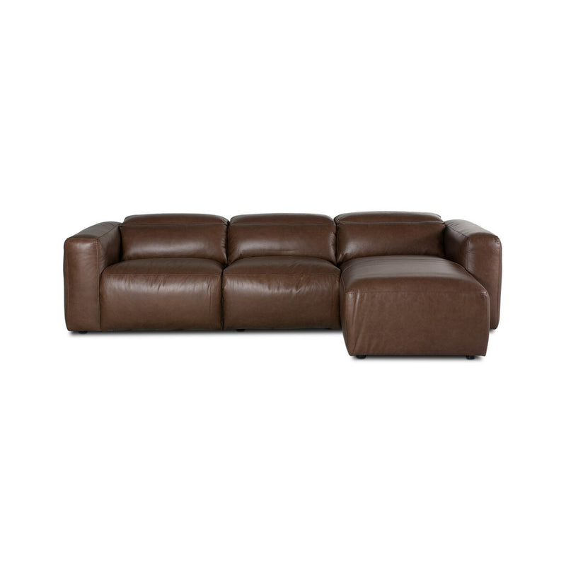 Radley Power Recliner 3-Piece Sectional W/ Chaise - Sonoma Coco