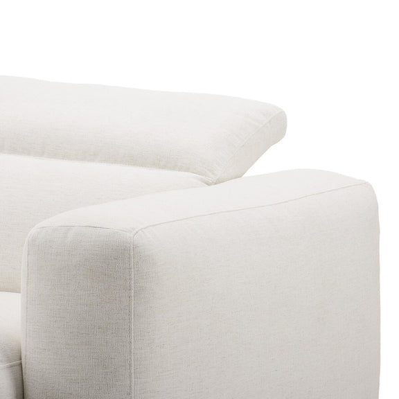 Radley Power Recliner 3-Piece Sectional W/ Chaise - Crypton Nomad Snow
